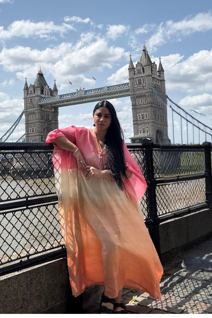 Radiate Mulberry Silk Kaftan