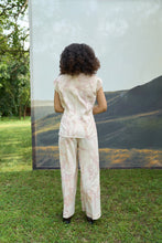 Load image into Gallery viewer, Pink Foliage Top &amp; Flared Pants Set
