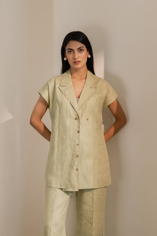 Dew Mint Green Blazer