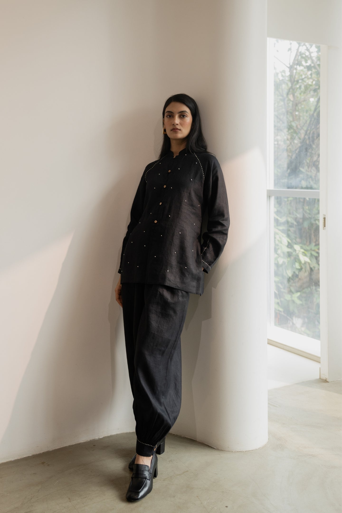 Ebony Black Harem Pants