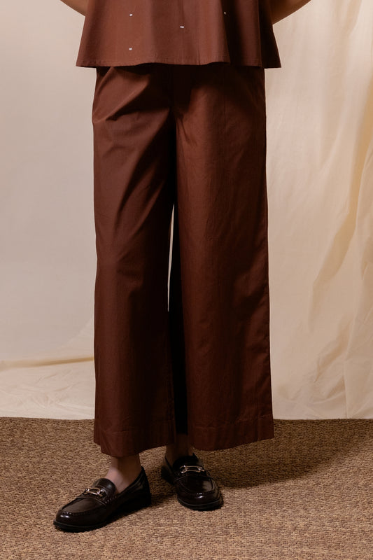 Ether Brown Flared Pants