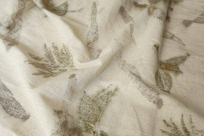 Live Leafy Khadi Tent Dress & Pants Co-ord Set