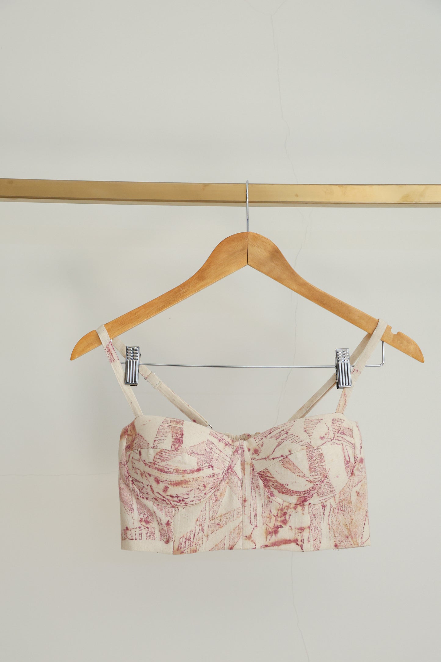 Pink Foliage Bralette