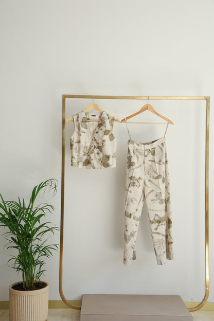 Live Leafy Vest & Pants Set