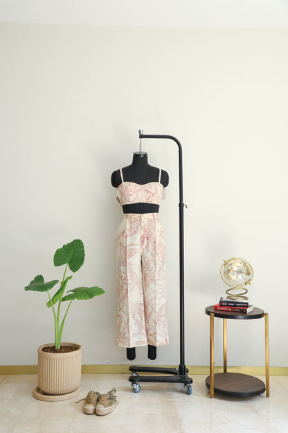 Pink Foliage Bralette