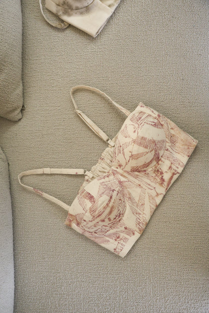 Pink Foliage Bralette