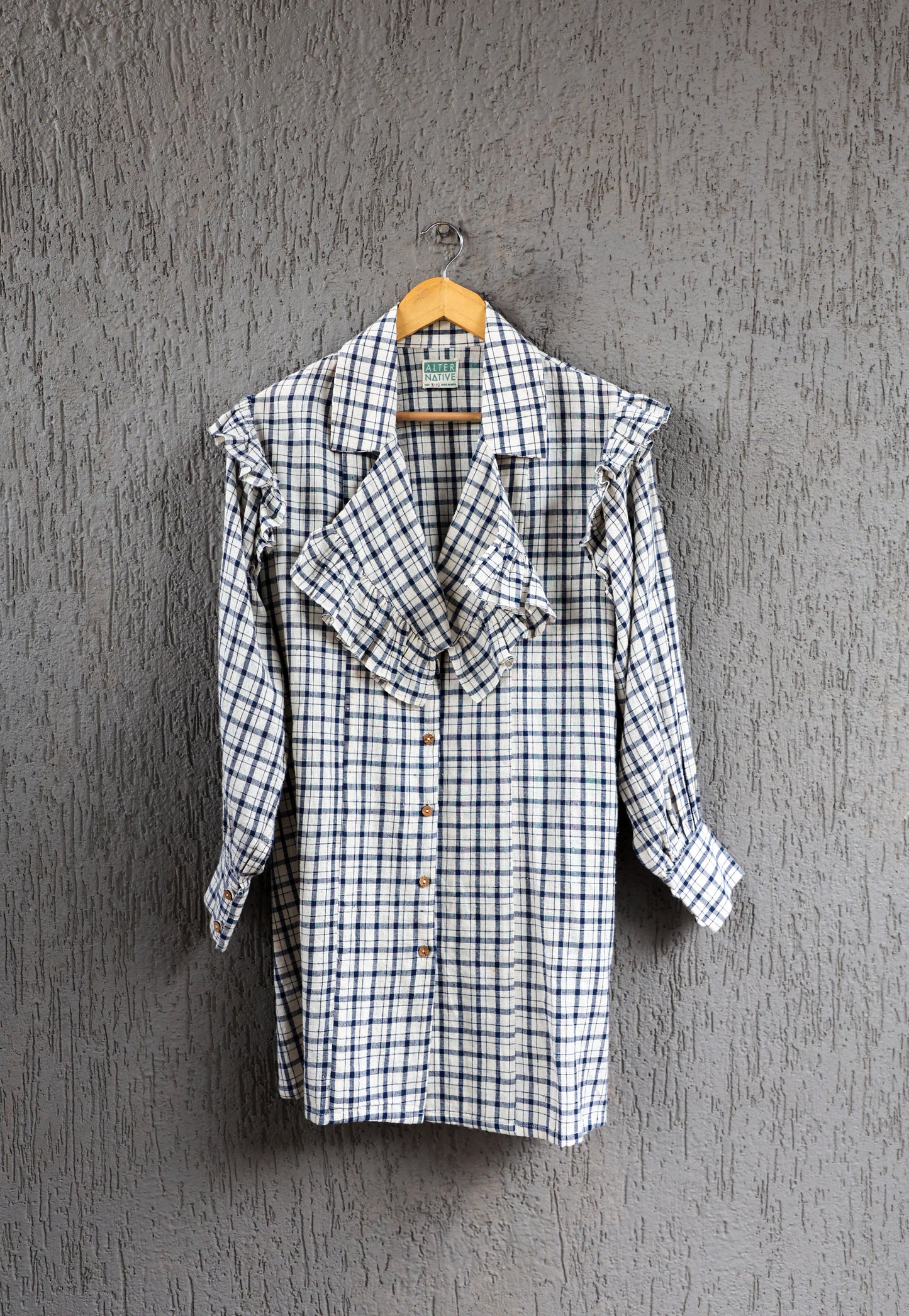 Checkmate Ruffle Dress