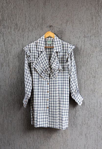 Checkmate Ruffle Dress