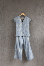 Load image into Gallery viewer, Azure Vest &amp; Flared Pants Set
