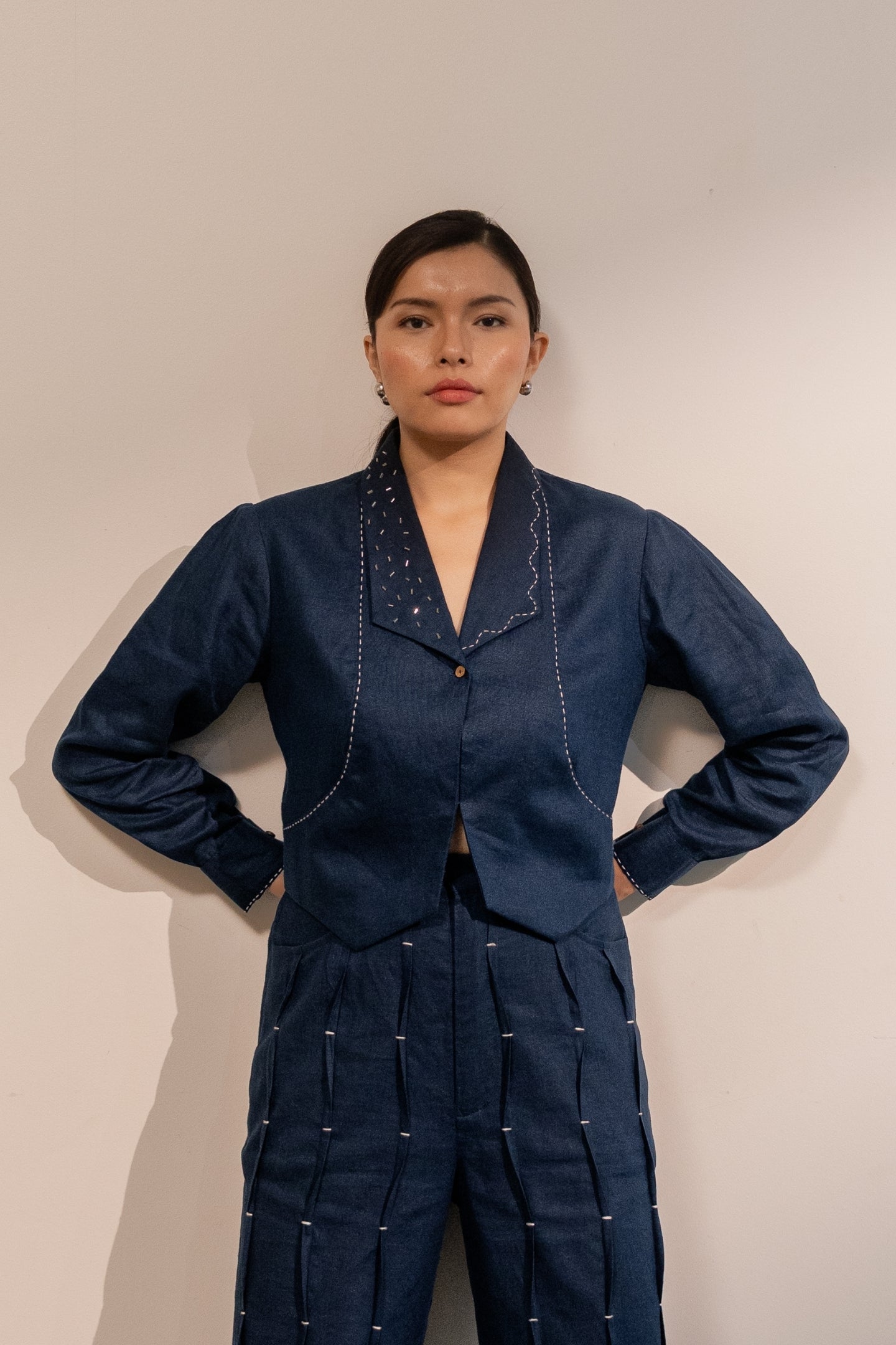 Moraine Blue Crop Jacket