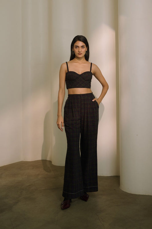 Prism Pants - Black Coloured Checks