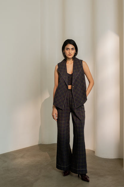 Prism Pants - Black Coloured Checks