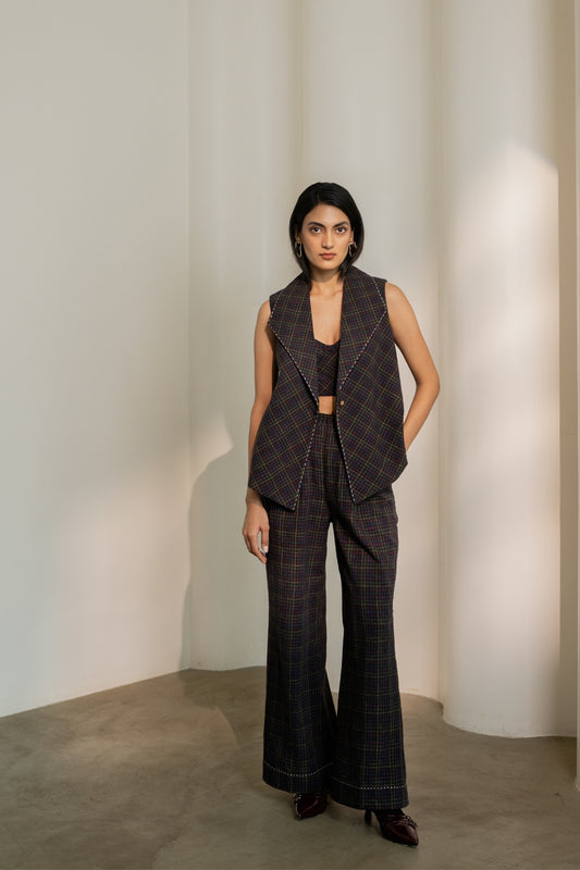 Prism Pants - Black Coloured Checks