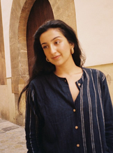 Load image into Gallery viewer, Cobalt Kala Cotton Round Shirt
