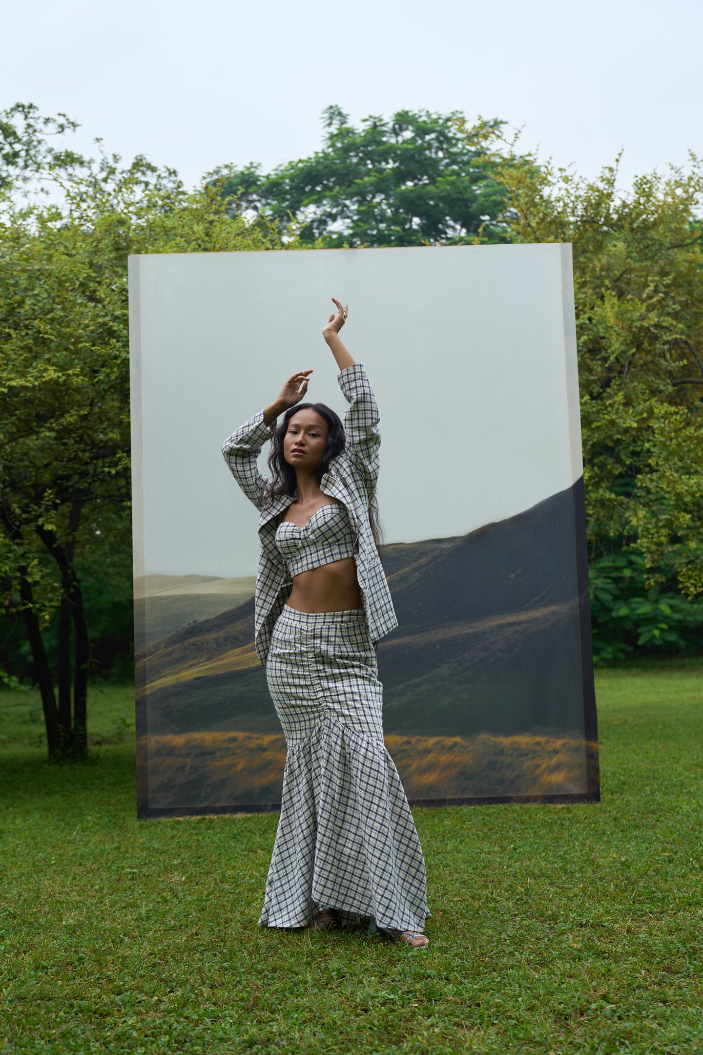 Checkmate Fish Cut Skirt