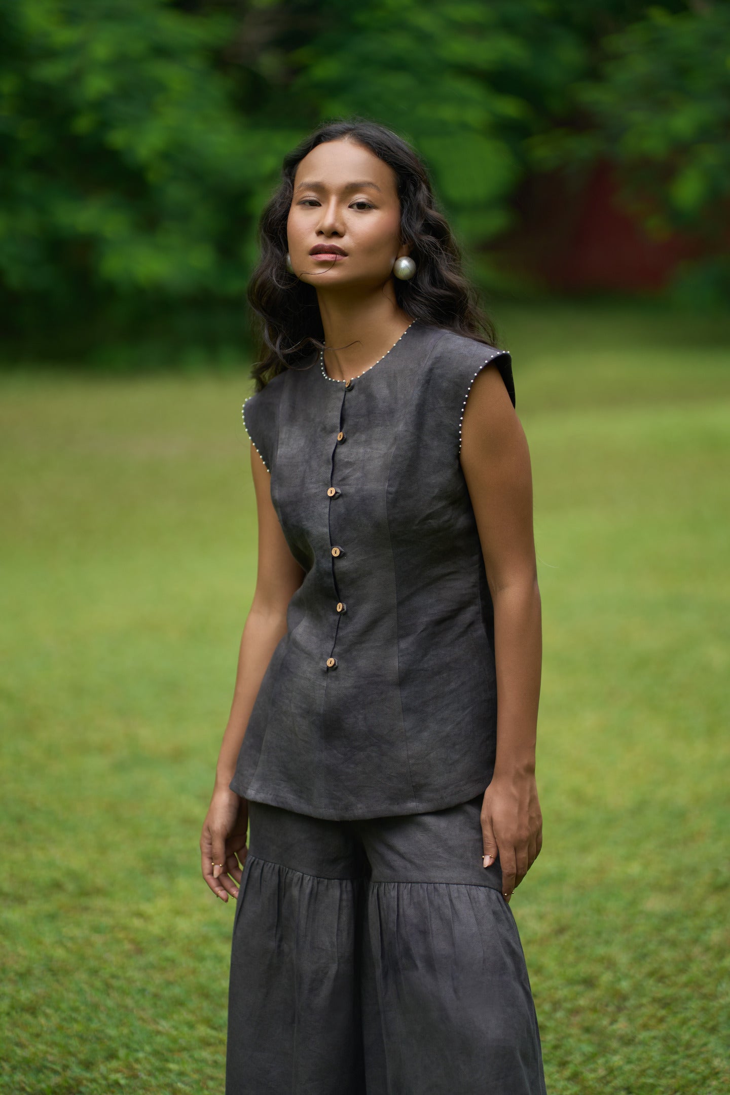 Willow Vest & Sharara Pants Set