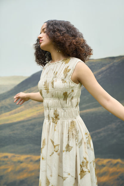 Live Leafy Smocked Dress