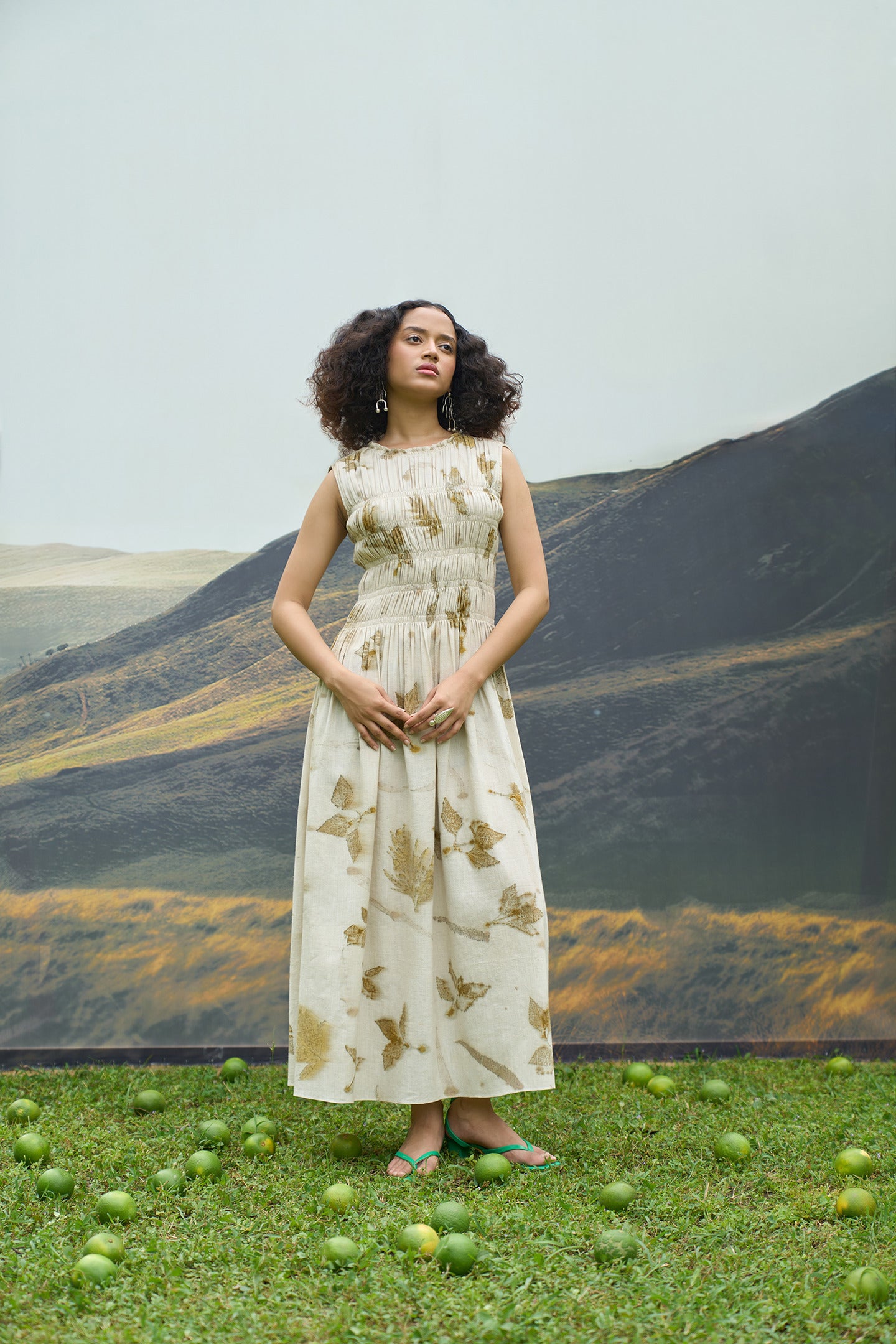 Live Leafy Smocked Dress