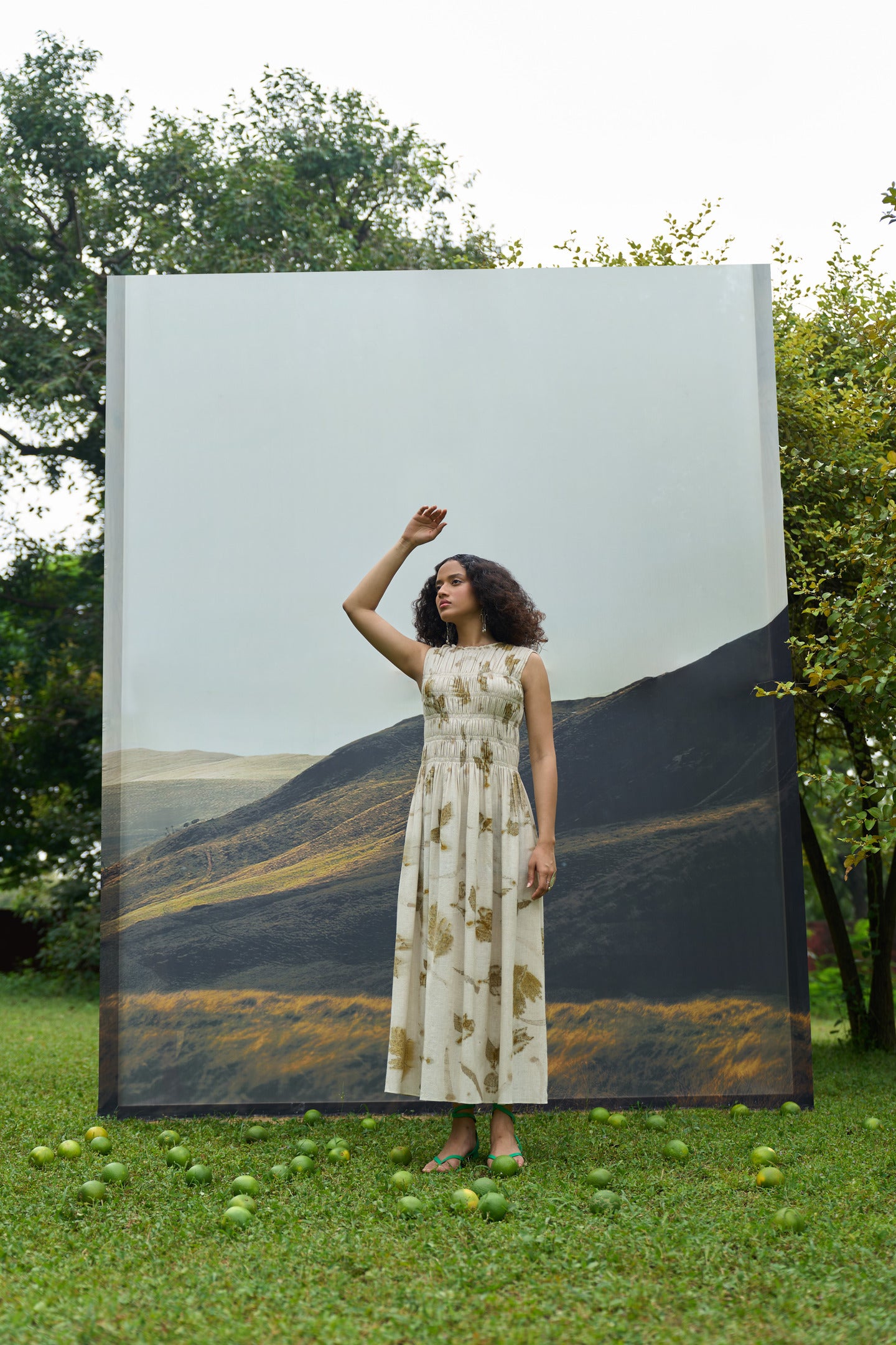 Live Leafy Smocked Dress