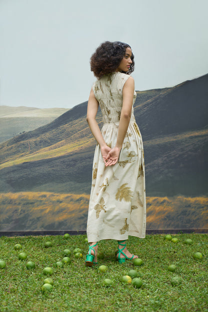 Live Leafy Smocked Dress
