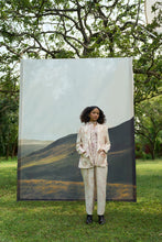 Load image into Gallery viewer, Pink Foliage Blazer &amp; Flared Pants Set
