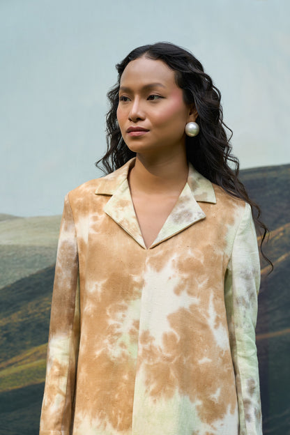 Forest Denim Blazer Dress