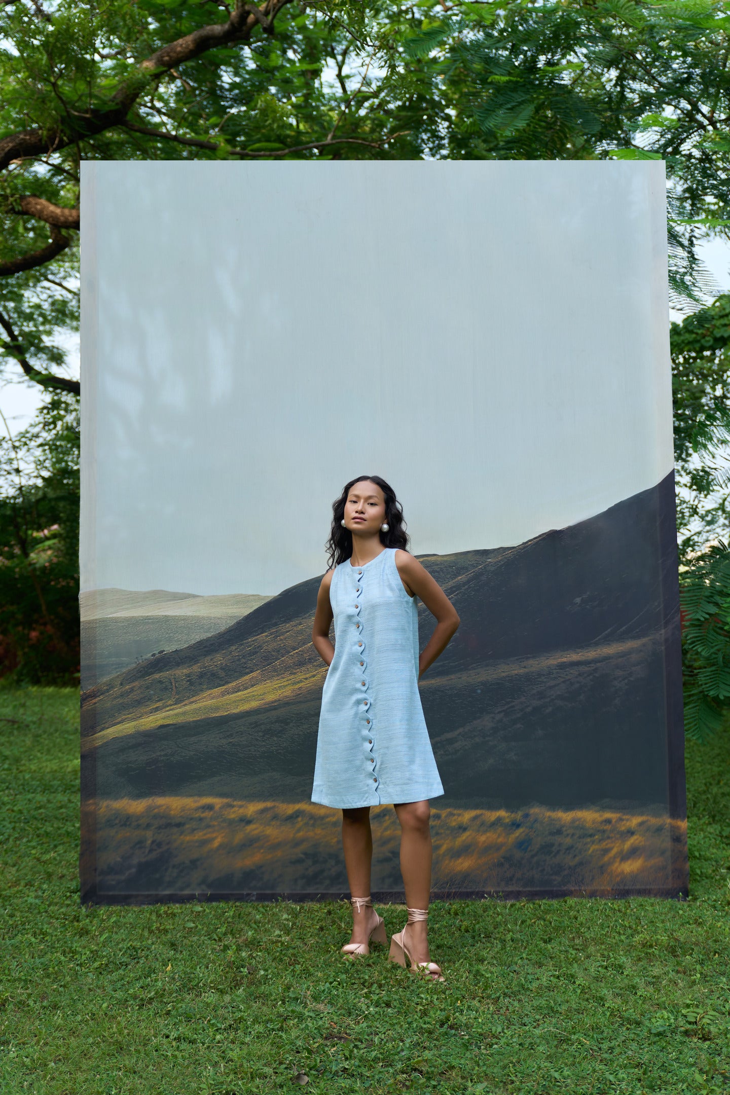 Petal Sleeveless Dress