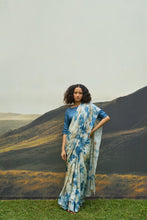 Load image into Gallery viewer, Blue Saree
