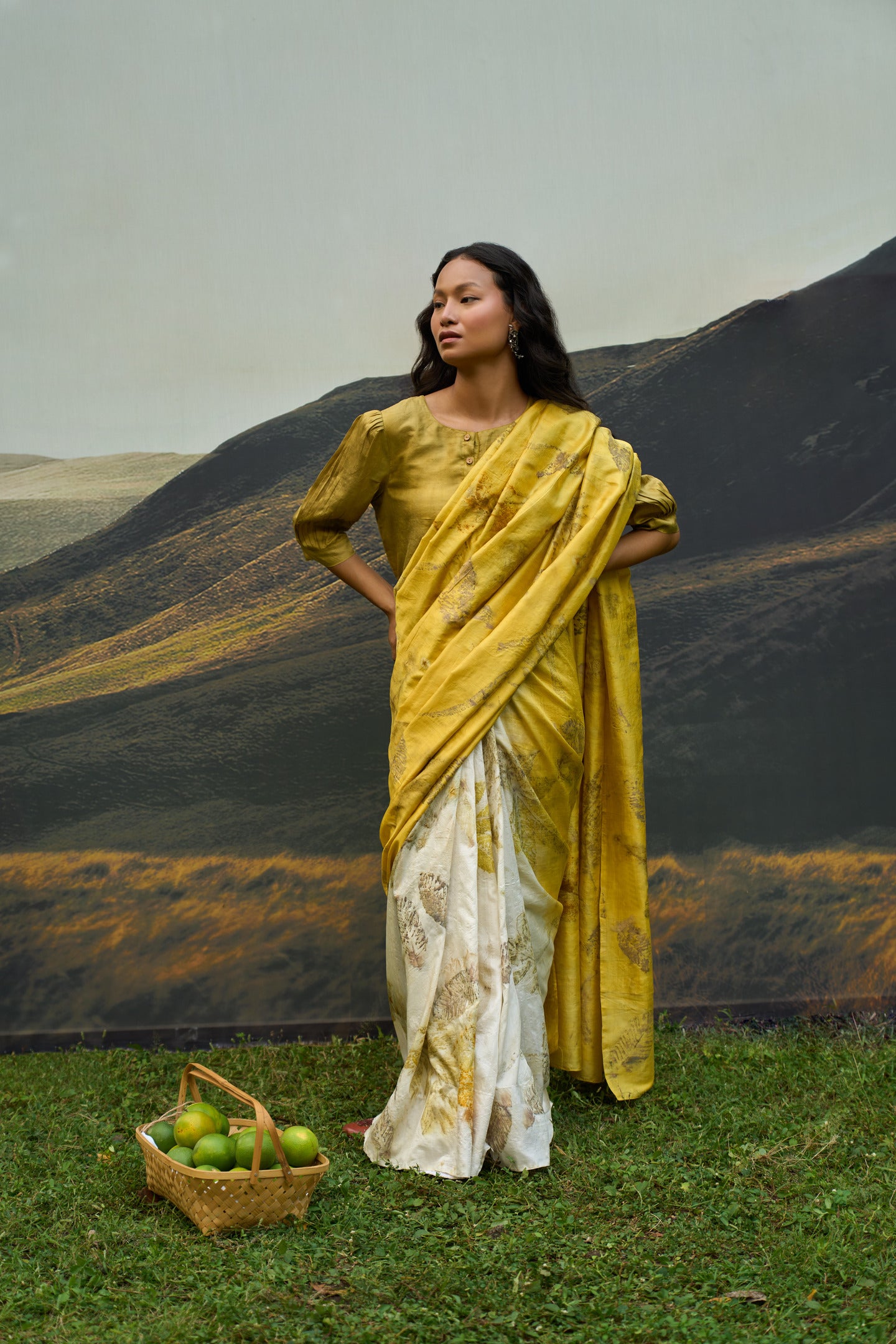 Yellow Saree