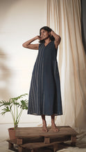Load and play video in Gallery viewer, Cobalt Kala Cotton Sleeveless Dress
