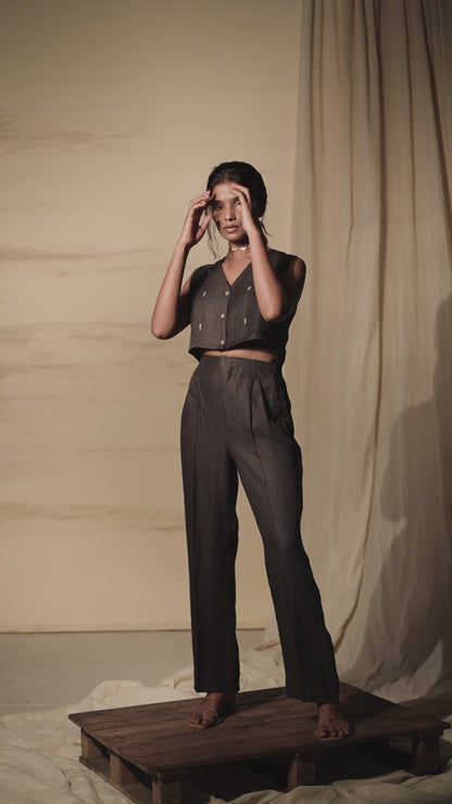 Mahogany Hemp Trousers