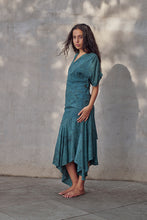 Load image into Gallery viewer, Jade Aloe Vera Maxi Wrap Dress
