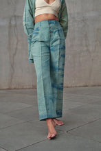 Load image into Gallery viewer, Waves Hemp Shirt Dress &amp; Pants Co-ord Set
