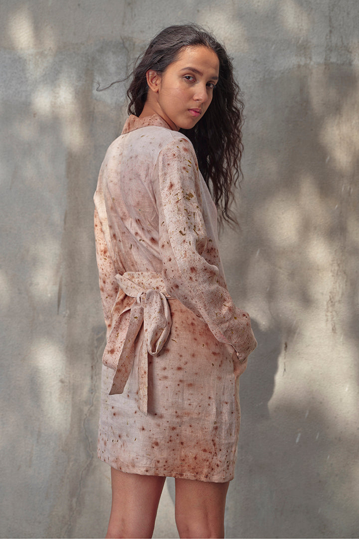 Splash Down Hemp Blazer Dress