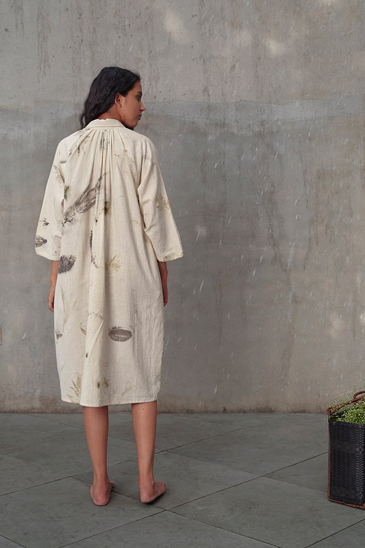 Live Leafy Khadi Tent Dress