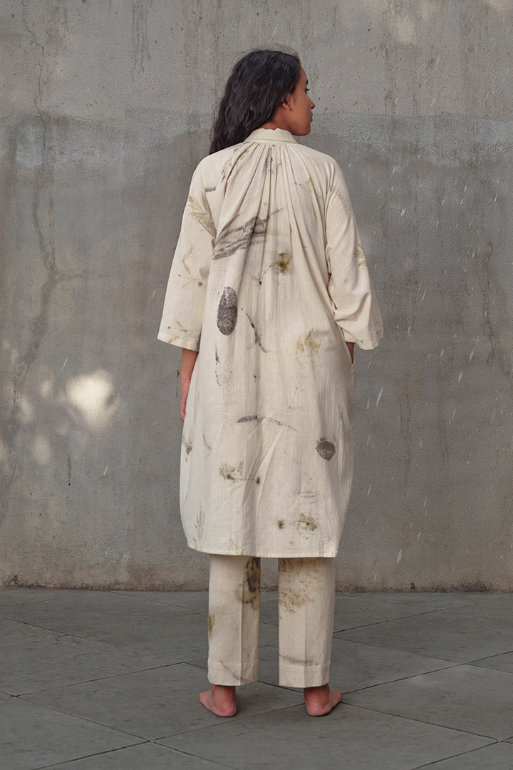 Live Leafy Khadi Tent Dress