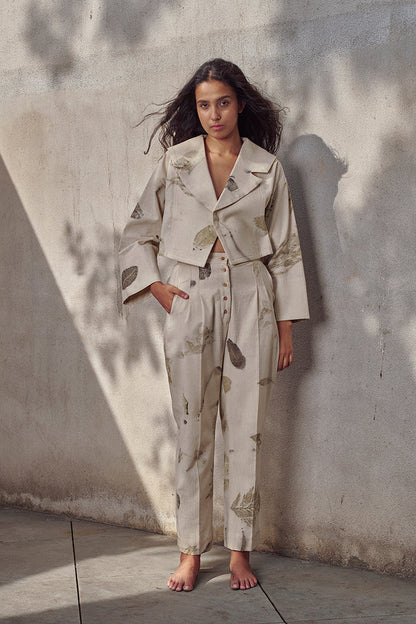 Live Leafy Khadi Pants