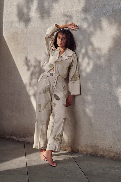 Live Leafy Khadi Pants