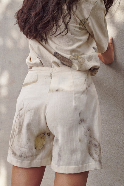 Live Leafy Khadi Unisex Shirt & Skort Co-ord Set