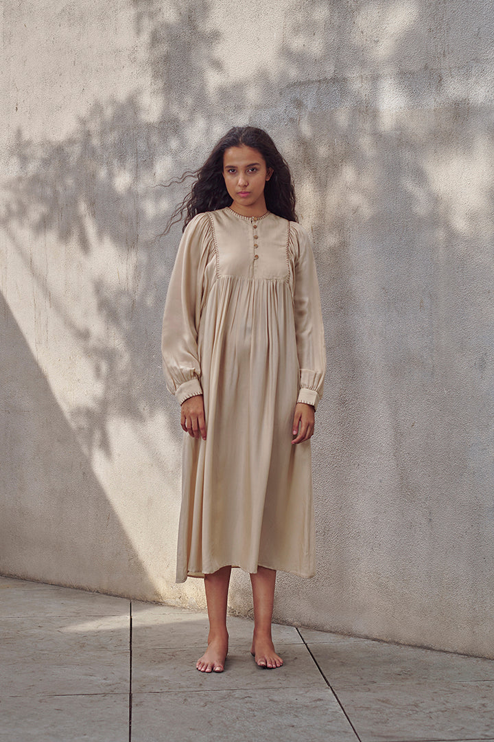 Meadow Corn Husk Maxi Dress