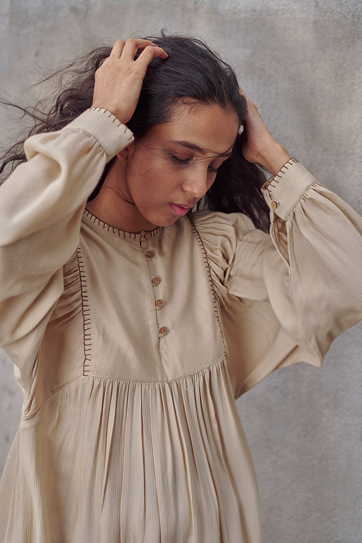 Meadow Corn Husk Maxi Dress