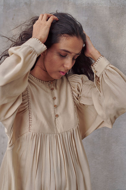 Meadow Corn Husk Maxi Dress