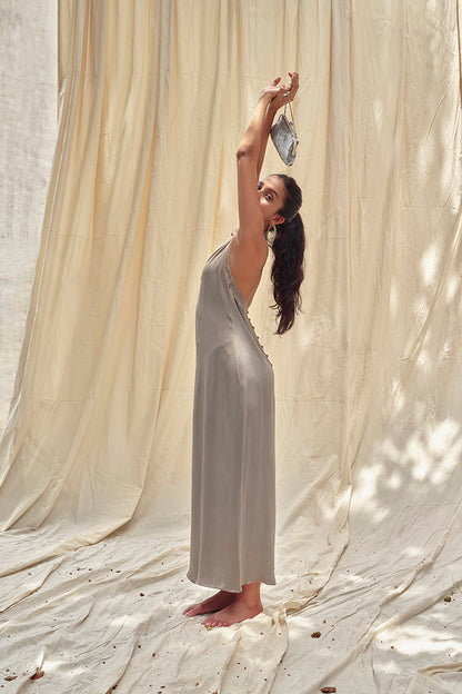 Gatsby Backless Maxi Dress