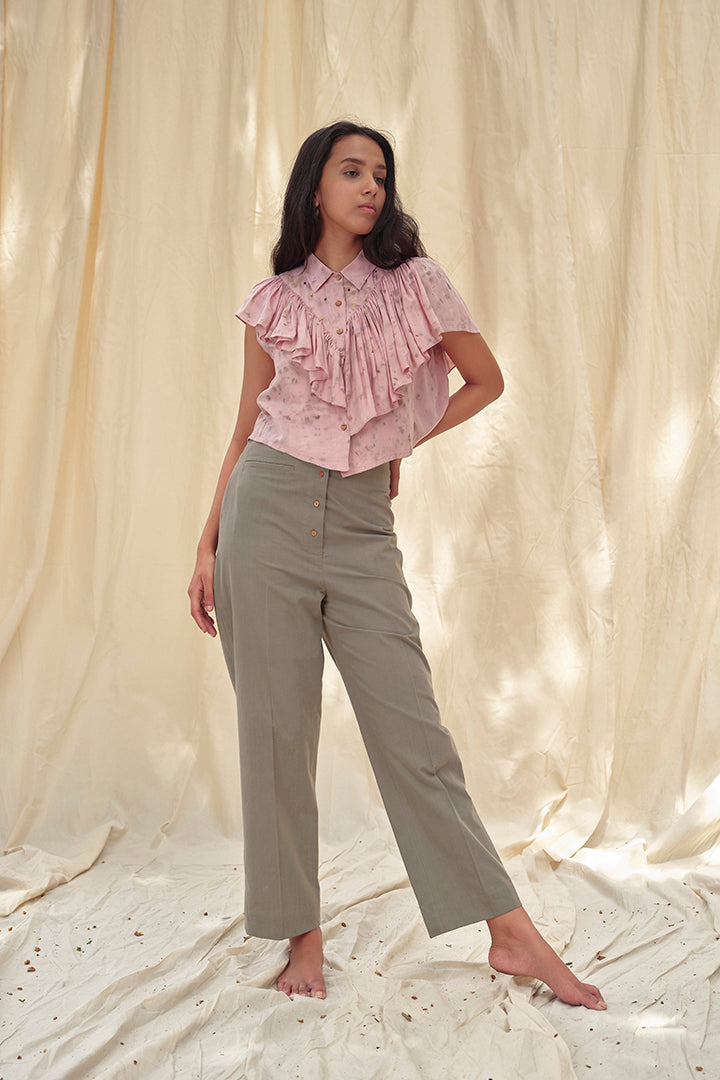 Organic Cotton Grey Trousers