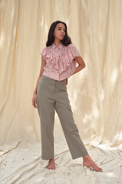 Organic Cotton Grey Trousers