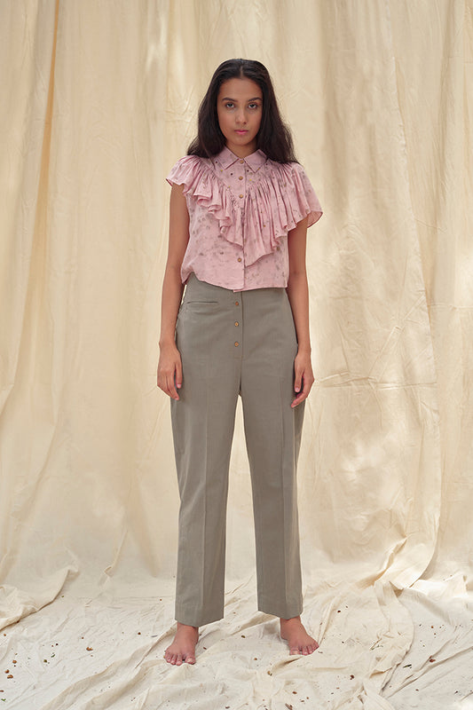 Organic Cotton Grey Trousers