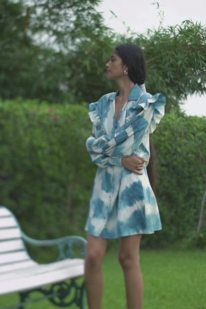 Cloudburst Short Dress