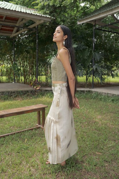 Live Leafy Corset Top
