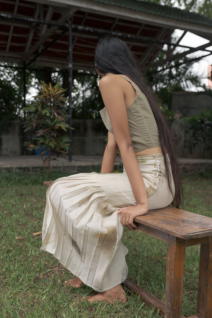 Live Leafy Corset Top